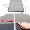 Copri poggiatesta regolabili Second Skin per sedili della cabina di guida del â€‹VW T7 California, set da 2, design 
